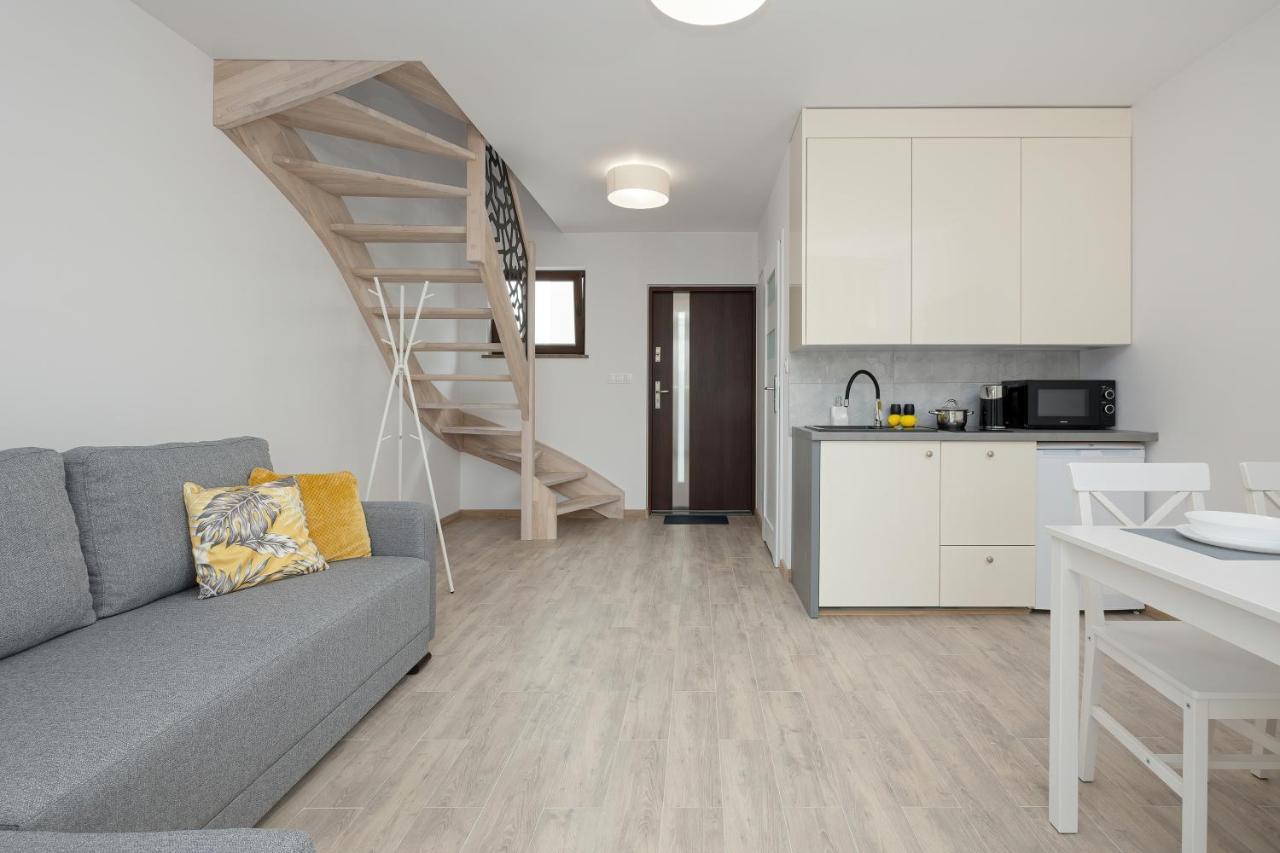 Appartement Sloneczne Tarasy à Pustkowo Extérieur photo
